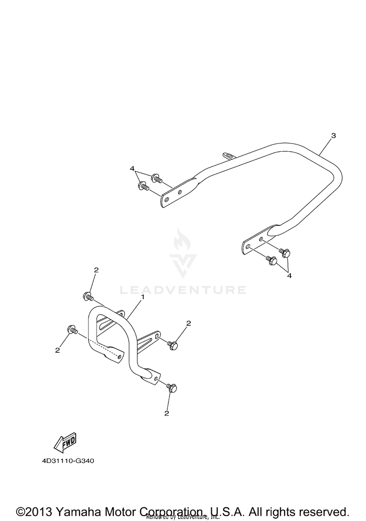 Guard RAPTOR 250 - YFM25RYL - 2009 Schematic