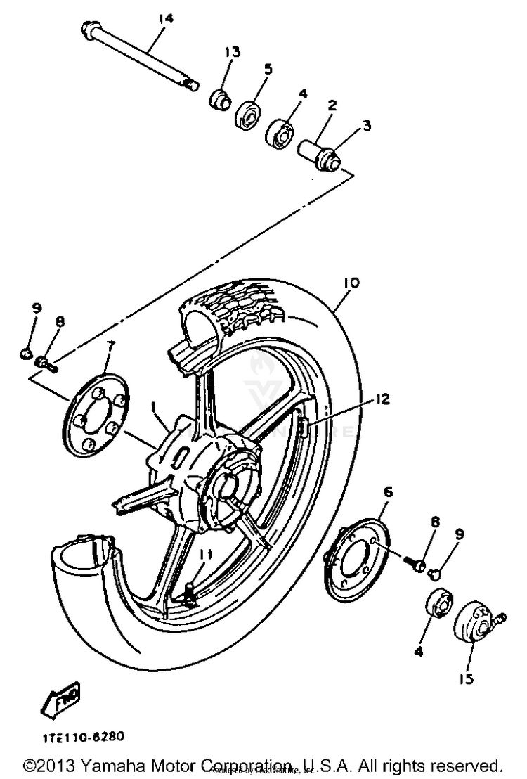 Front Wheel Schematic