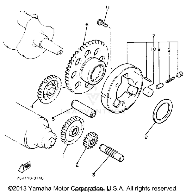 Starter Clutch Schematic