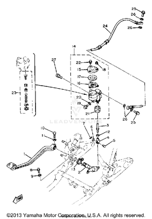 Rear Master Cylinder Schematic