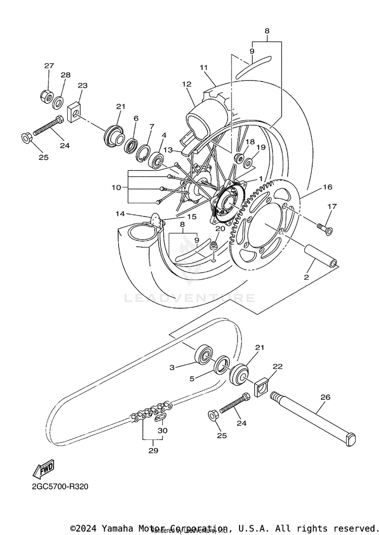 Rear Wheel Schematic