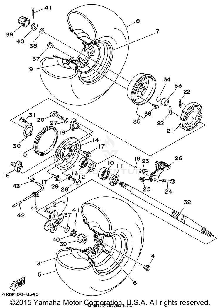 Rear Wheel Schematic