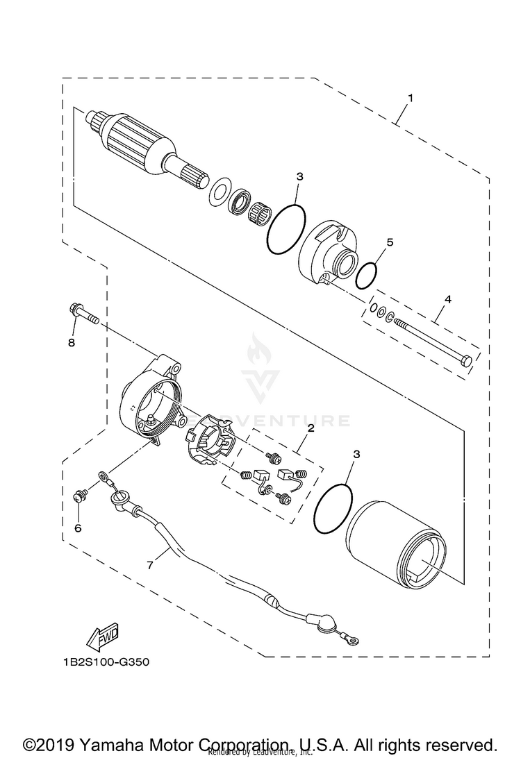 Starting Motor Schematic
