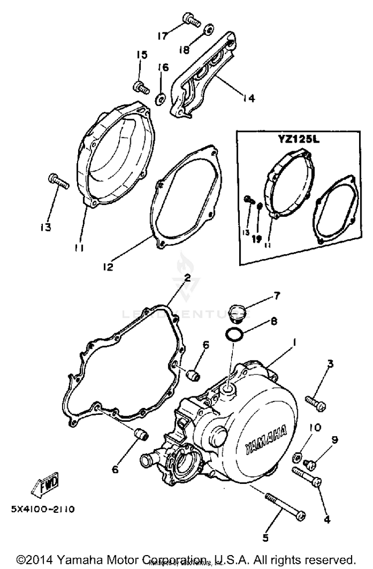 Crankcase Cover Schematic