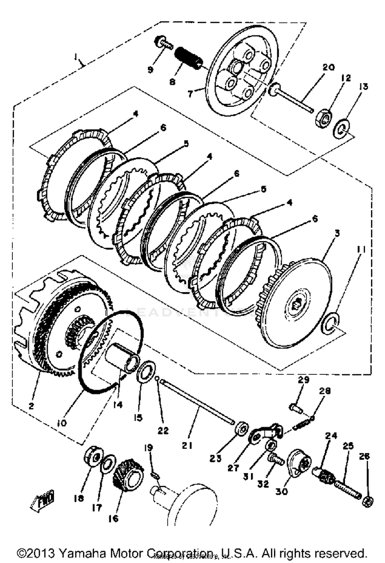 Clutch  Dt80h - J - K Schematic