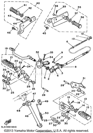Stand Footrest Schematic