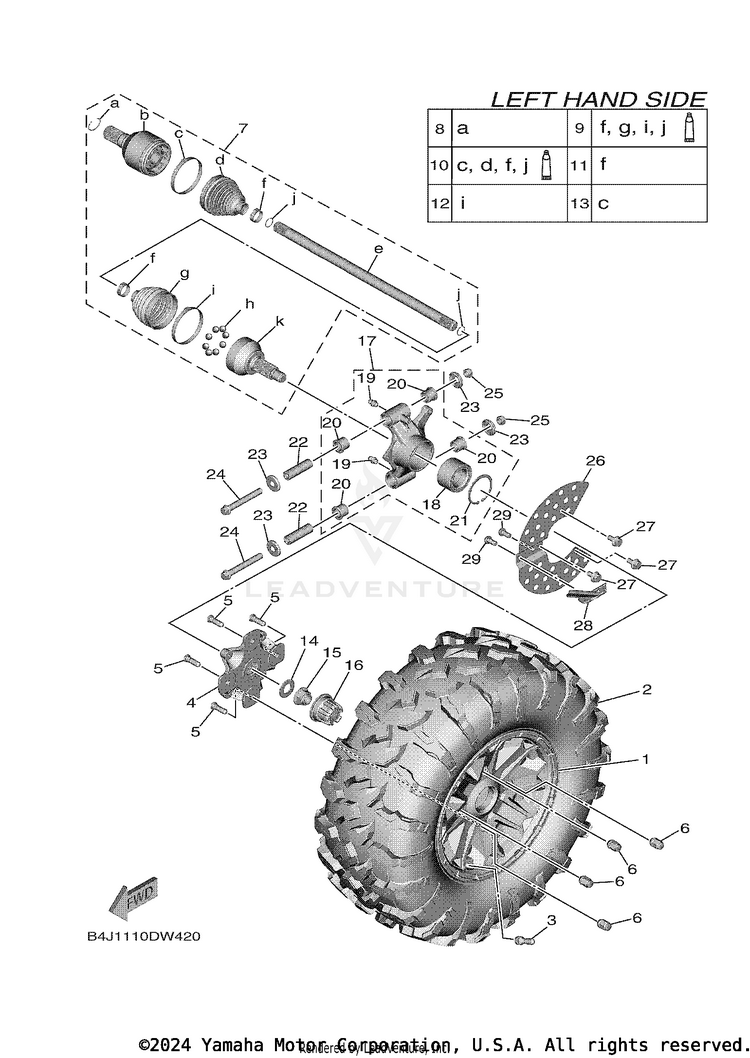 Rear Wheel Schematic