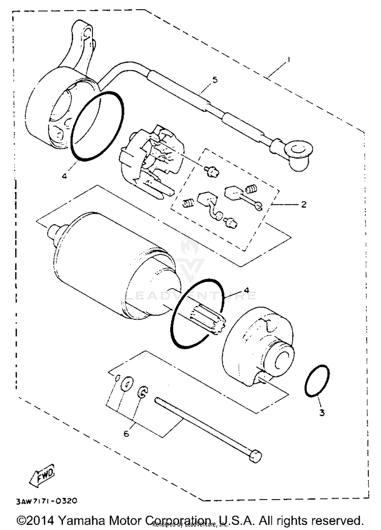 Starting Motor Schematic