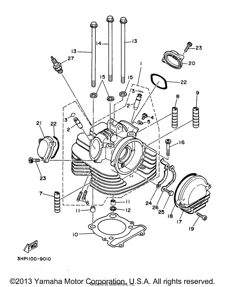 Cylinder Head Schematic