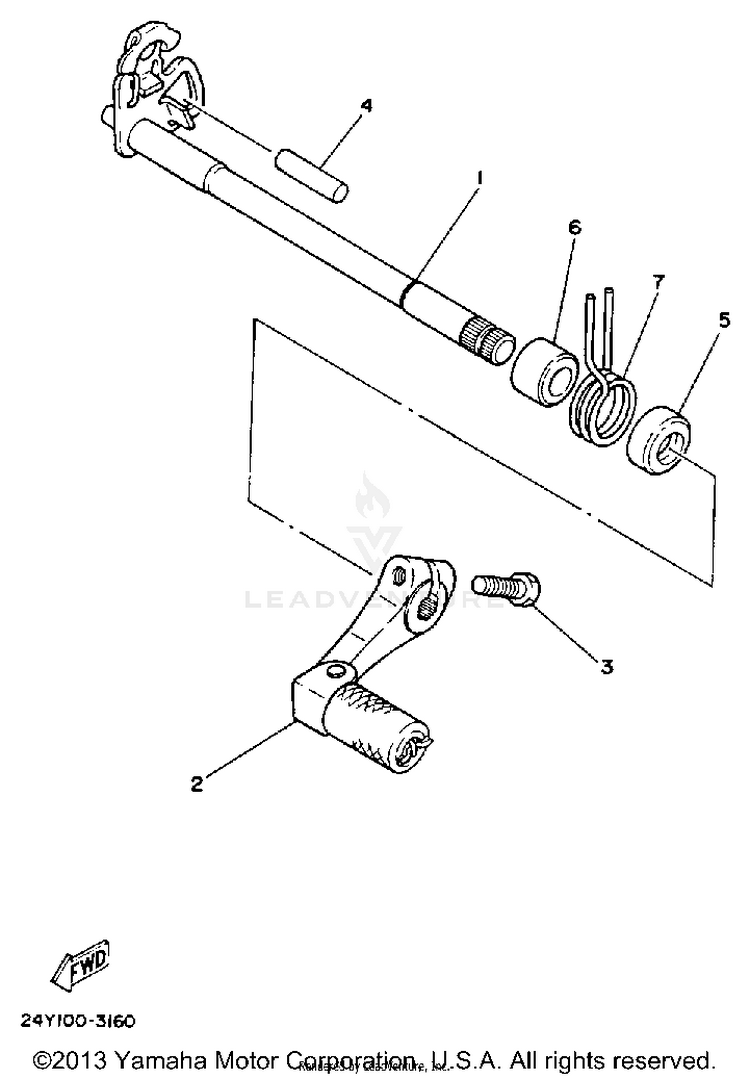 Shift Shaft Schematic