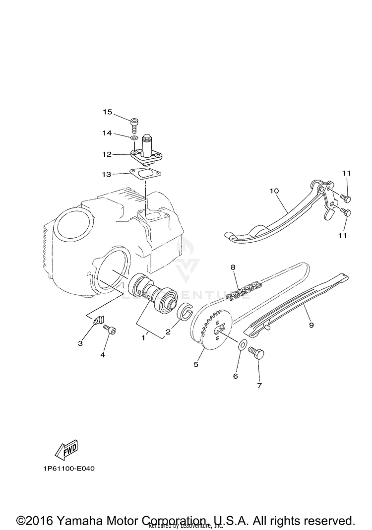 Camshaft Chain Schematic