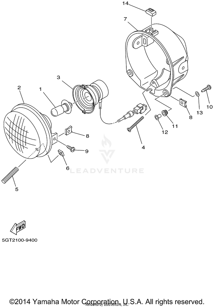 Headlight Schematic
