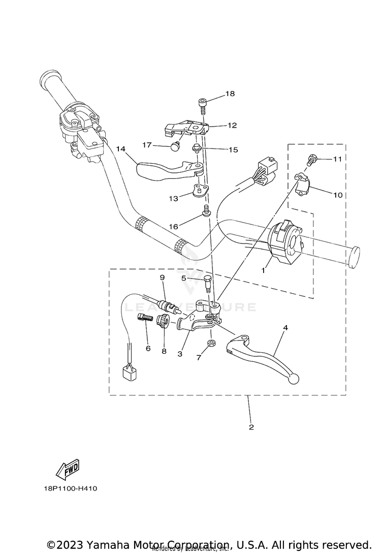 Handle Switch & Lever Schematic