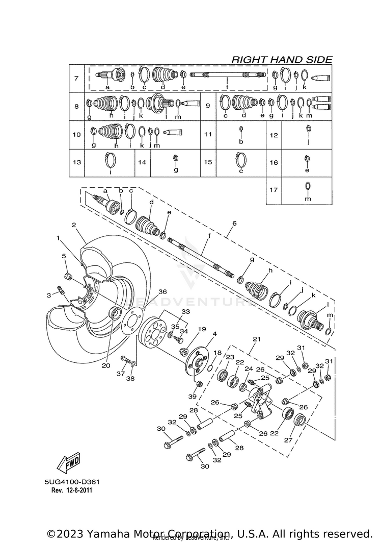 Rear Wheel 2 Schematic