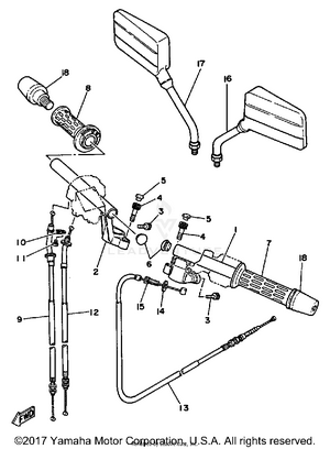 Handlebar Cable Schematic