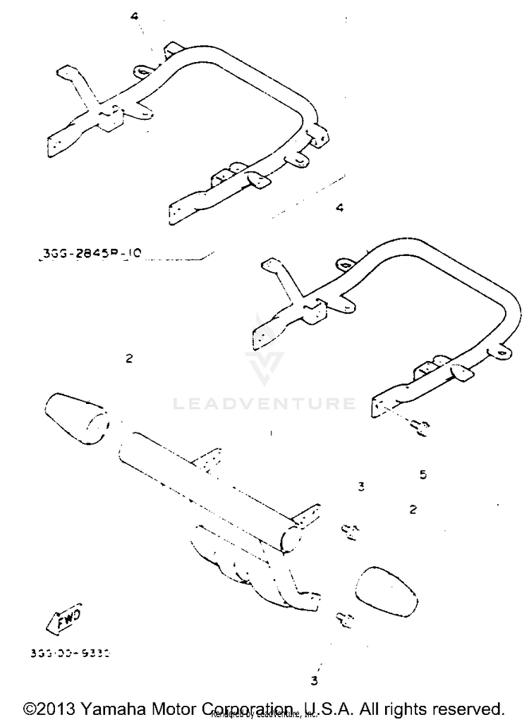 Guard BANSHEE - YFZ350E_MN - 1993 Schematic