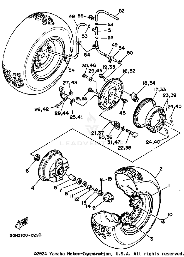 Front Wheel Schematic