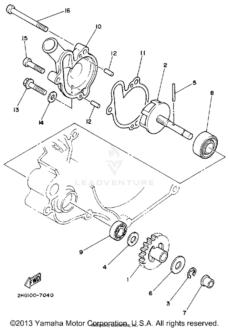 Water Pump Schematic