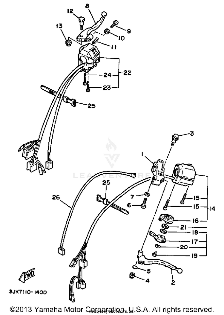 Handle Switch Lever Schematic