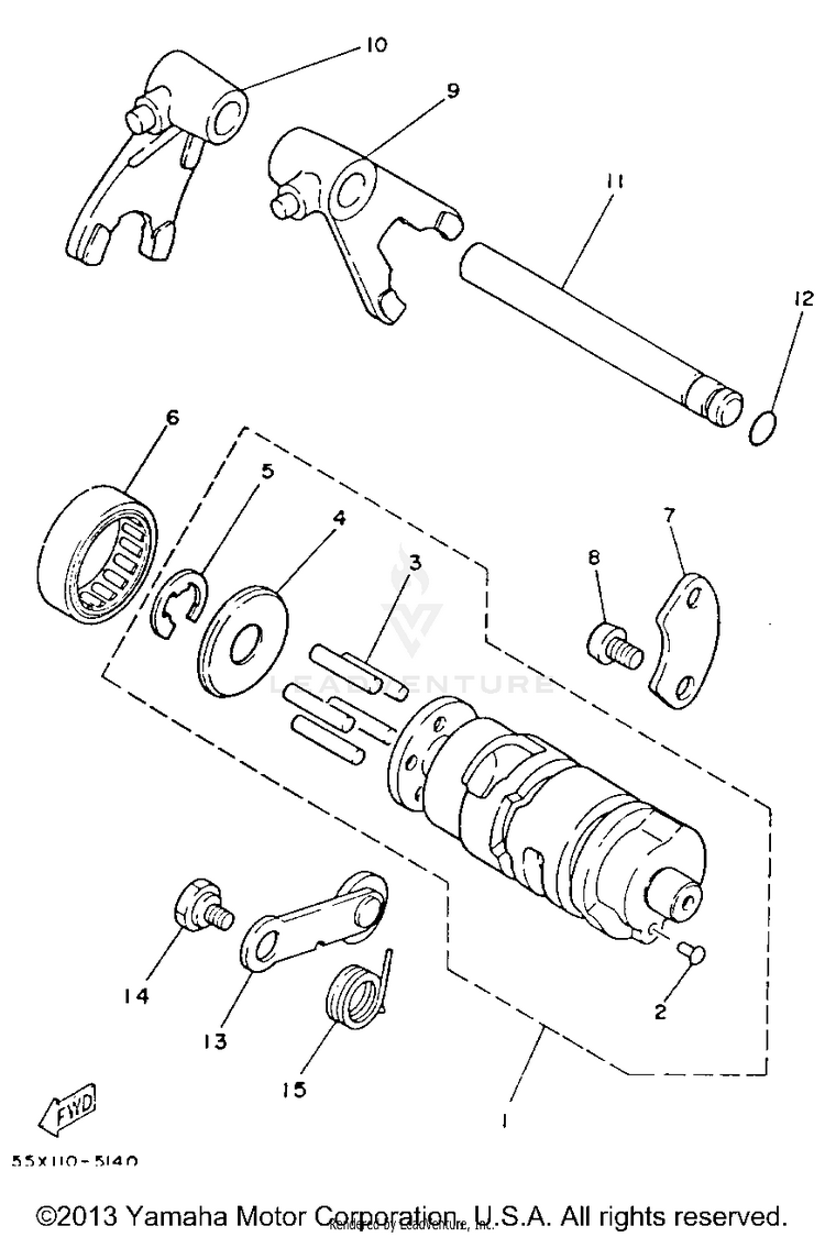 Shift Cam - Fork Schematic