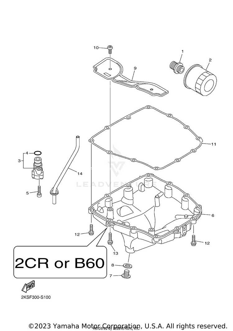 Oil Cleaner YZFR1 - YZFR1HCB - 2017 Schematic