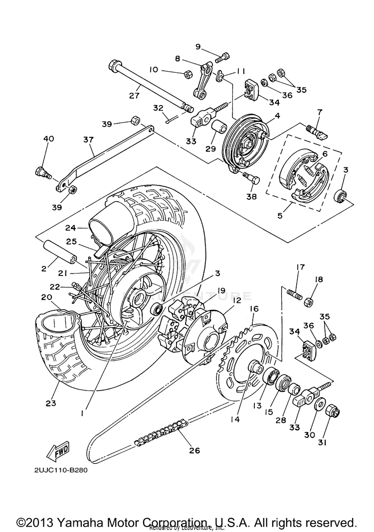 Rear Wheel Schematic