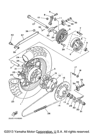 Rear Wheel Schematic
