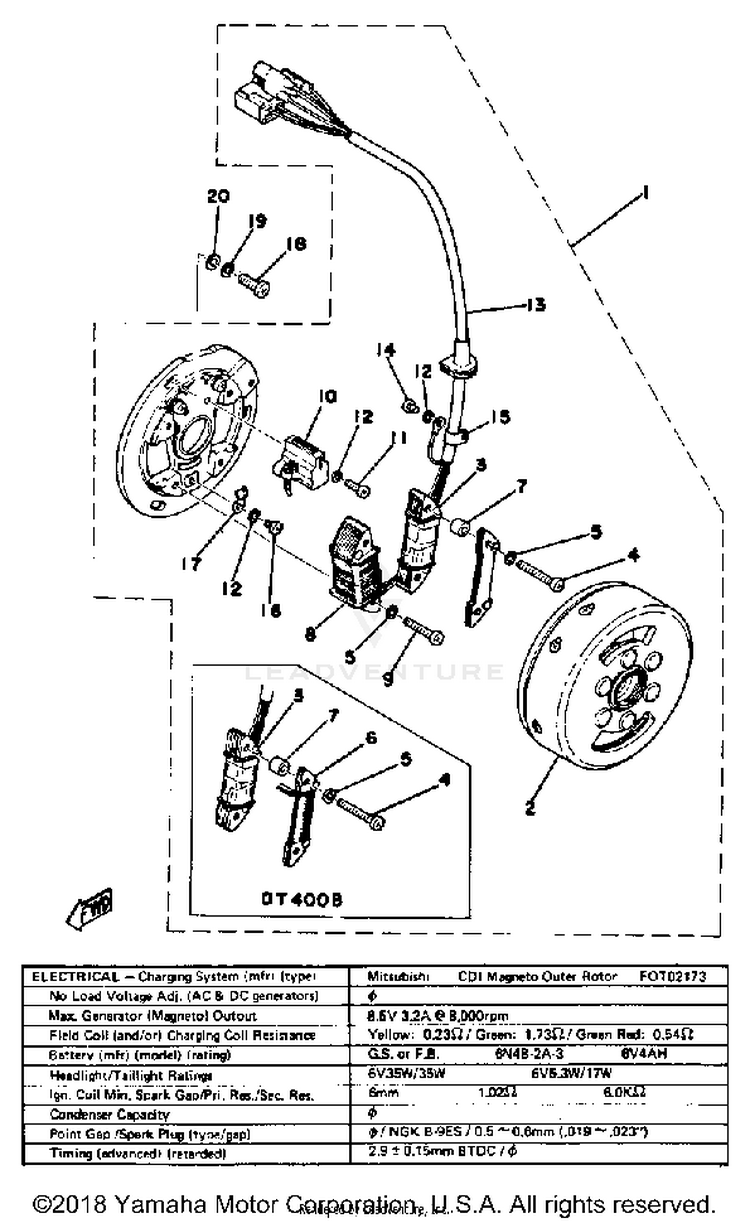 C - D - I - Magneto 400b - C Schematic