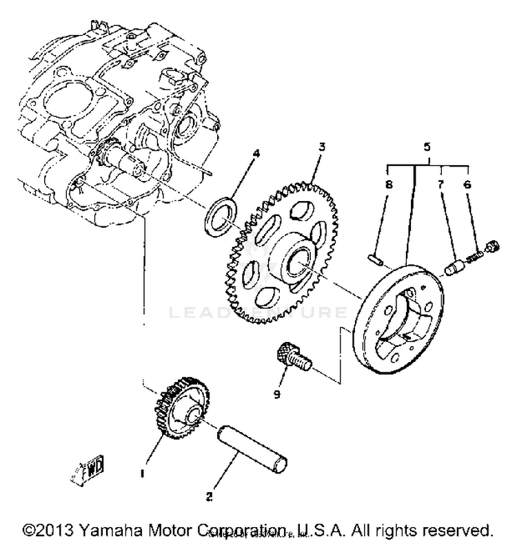 Starter Clutch Schematic