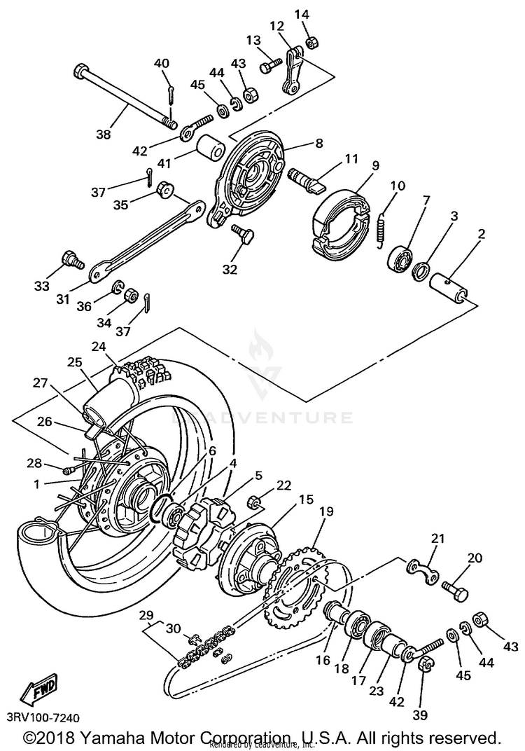 Rear Wheel Schematic