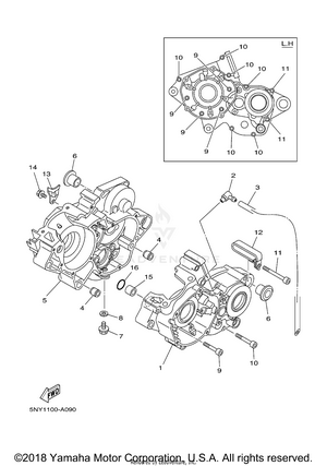 Crankcase Schematic