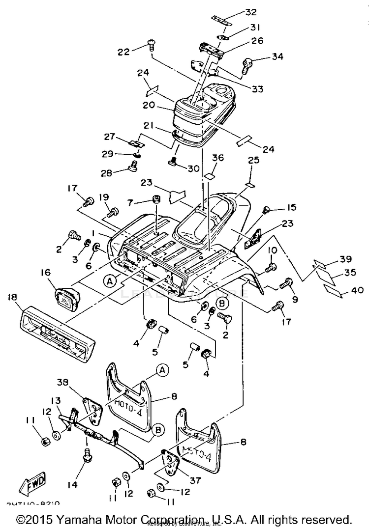 Front Fender Schematic
