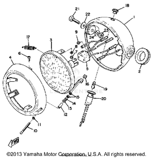 Head Lamp Schematic