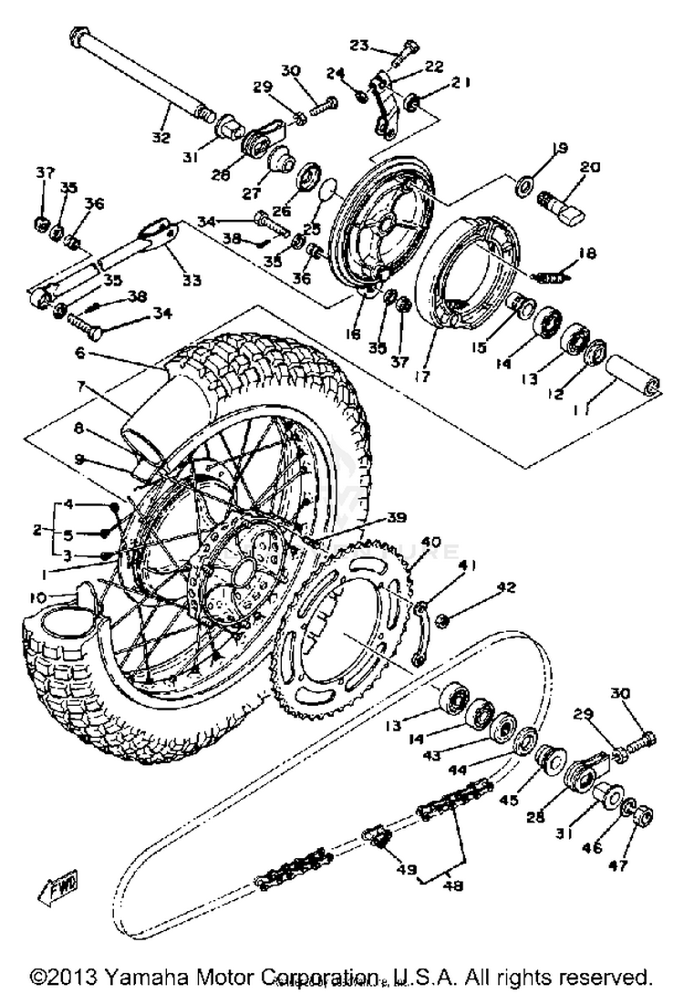 Rear Wheel Schematic