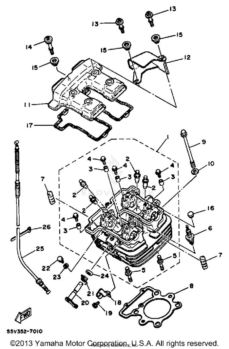 Cylinder Head Schematic
