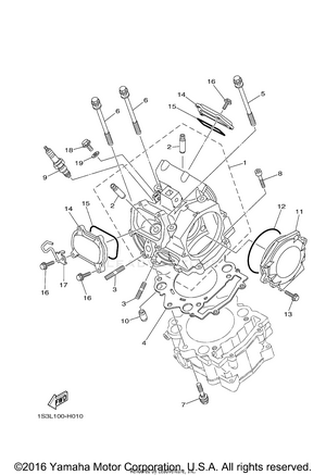 Cylinder Head Schematic