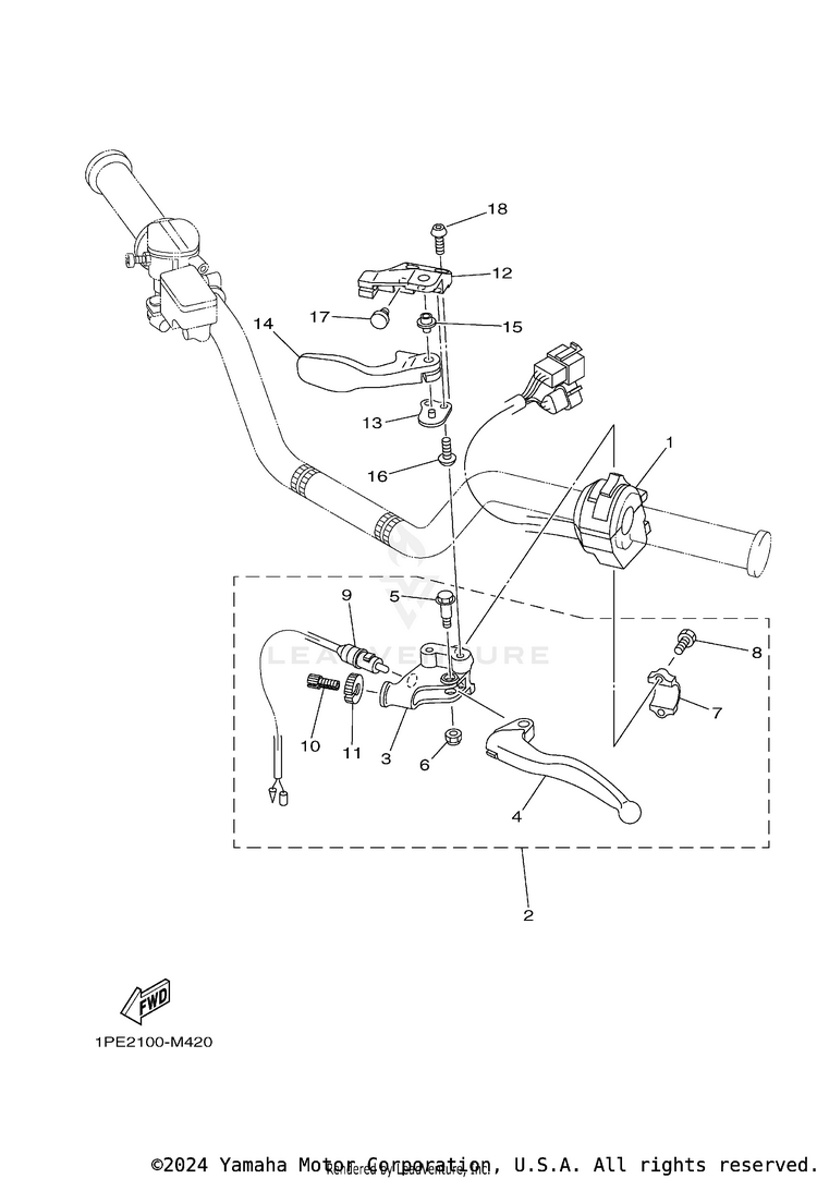 Handle Switch & Lever Schematic