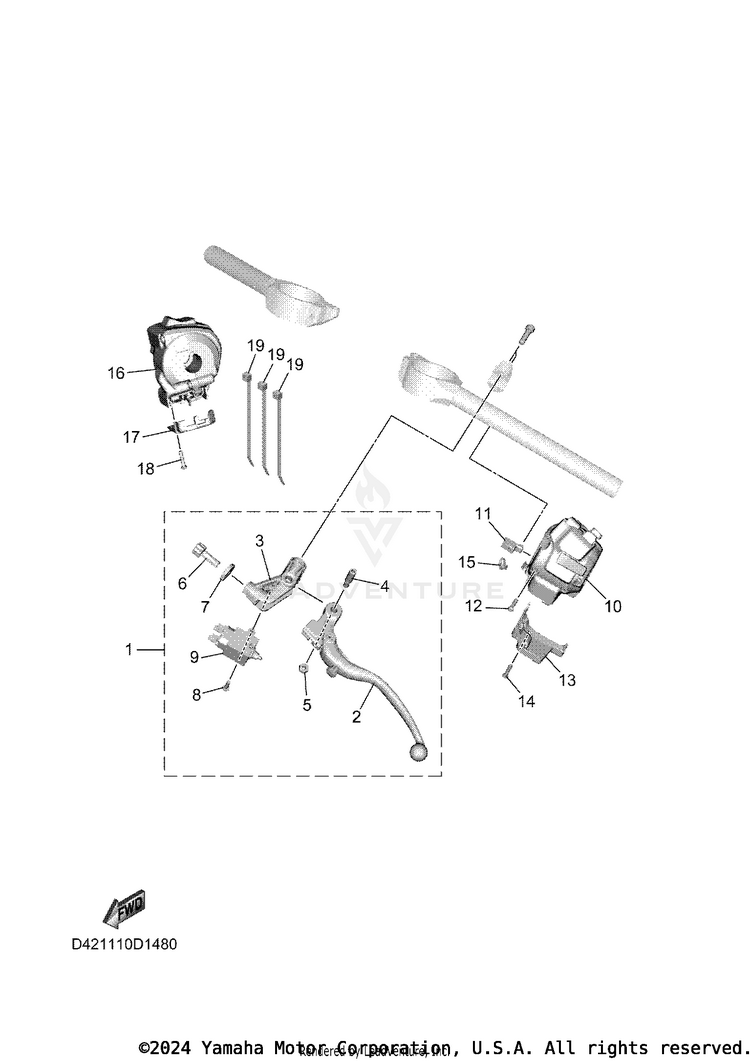 Handle Switch & Lever Schematic