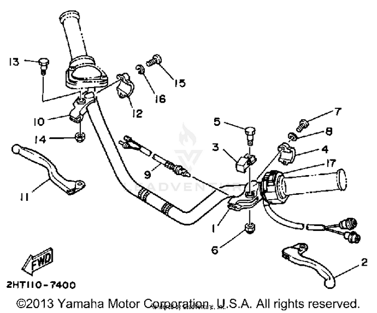 Handle Switch-Lever Schematic