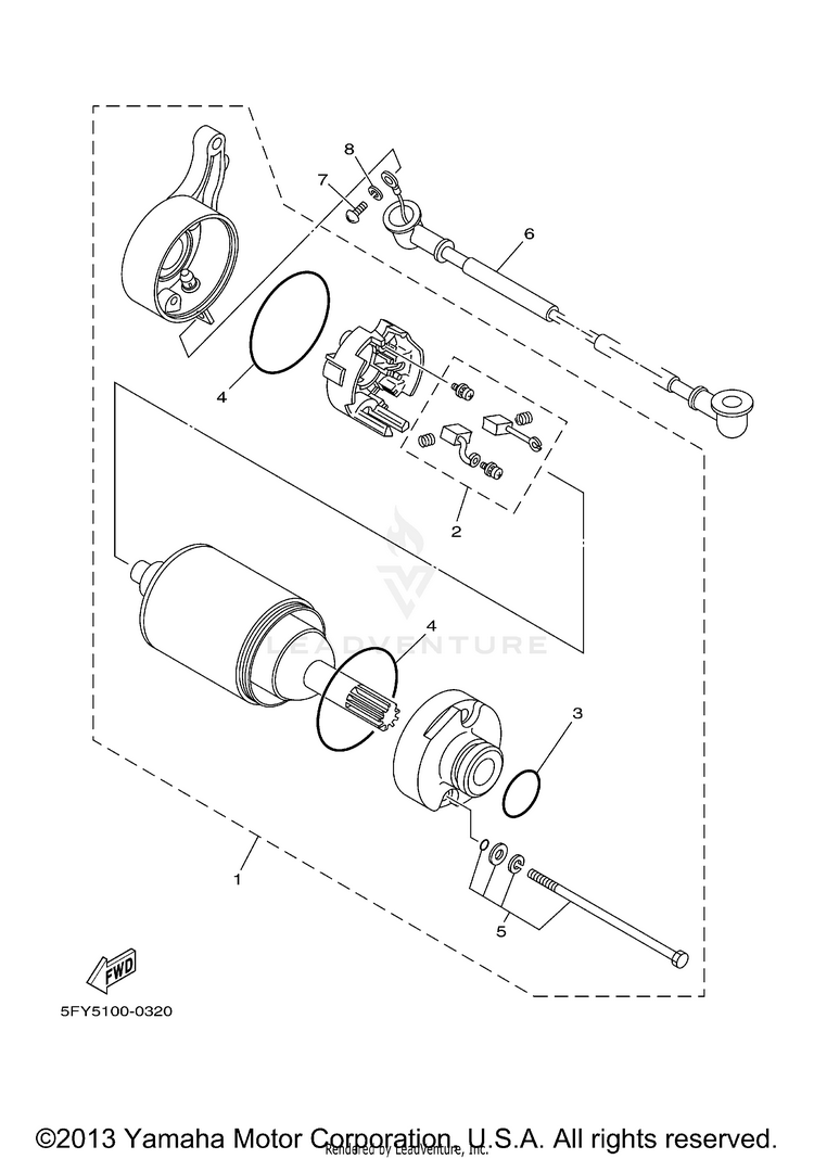 Starting Motor Schematic