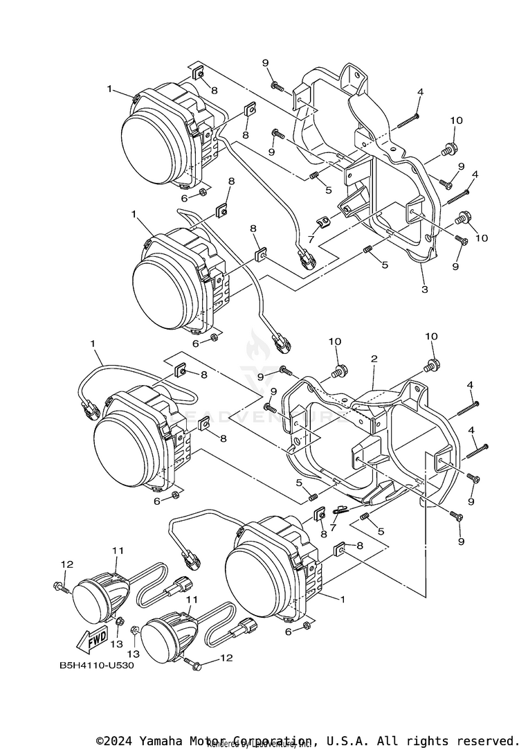 Headlight Schematic