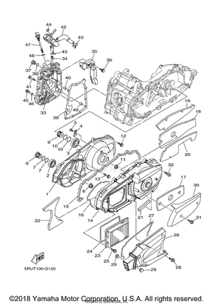 Crankcase Cover 1 Schematic