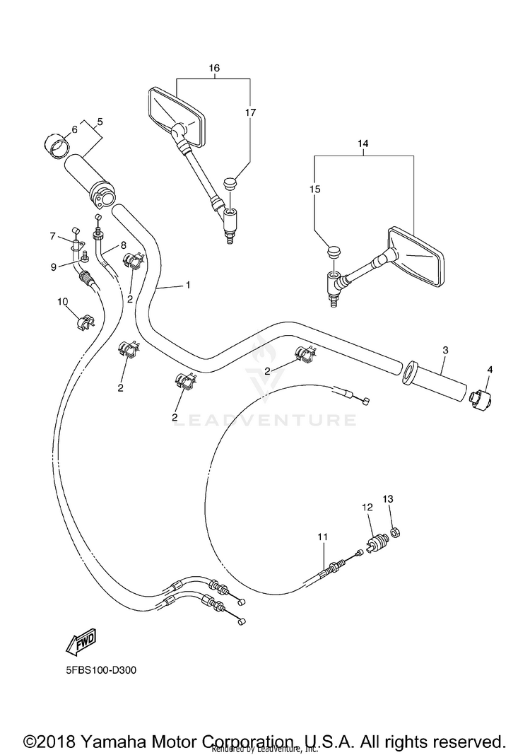 Steering Handle Cable Schematic