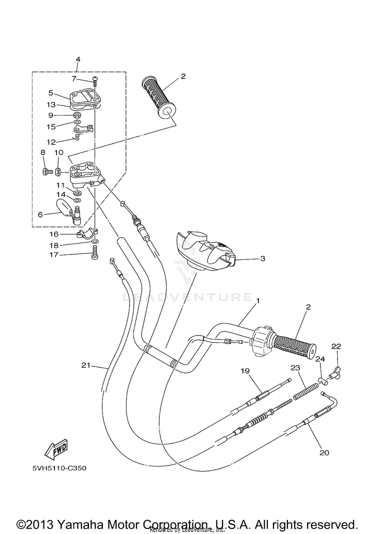 Steering Handle Cable Schematic