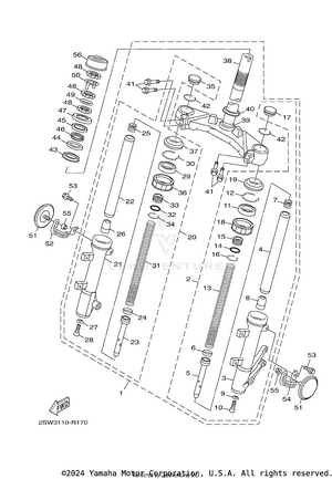 Front Fork Schematic