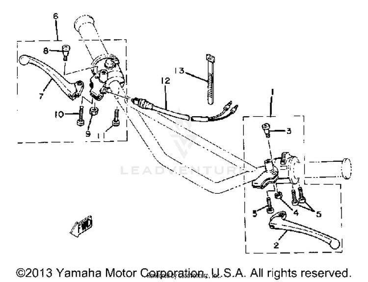 Handle Switch Lever Schematic