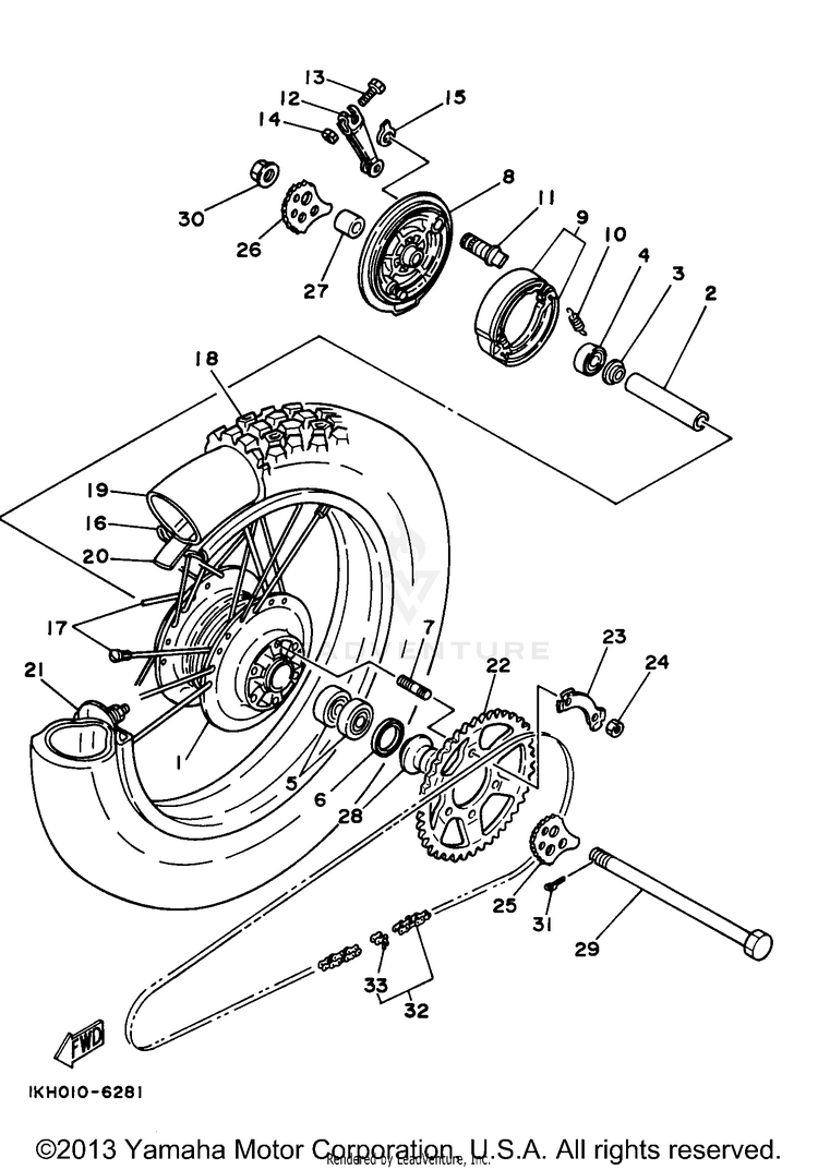 Rear Wheel Schematic