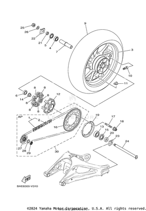 Rear Wheel Schematic
