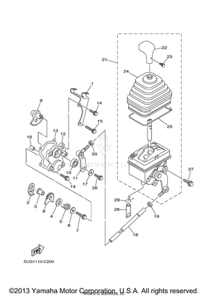 Shift Shaft Schematic