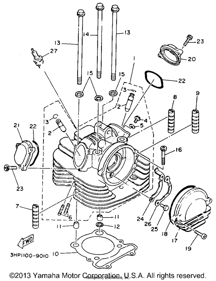 Cylinder Head Schematic